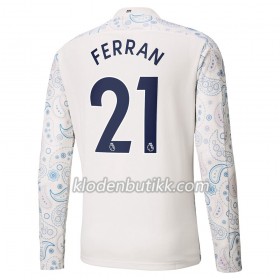 Manchester City Ferran Torres 21 Tredje Fotballdrakt 2020-2021 Langermet